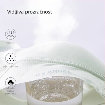 Djevojački sportski prsluk s grudnjakom za pubertetski razvoj