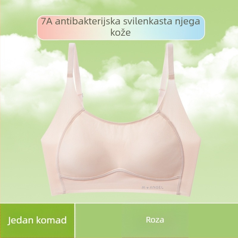 Djevojački sportski prsluk s grudnjakom za pubertetski razvoj
