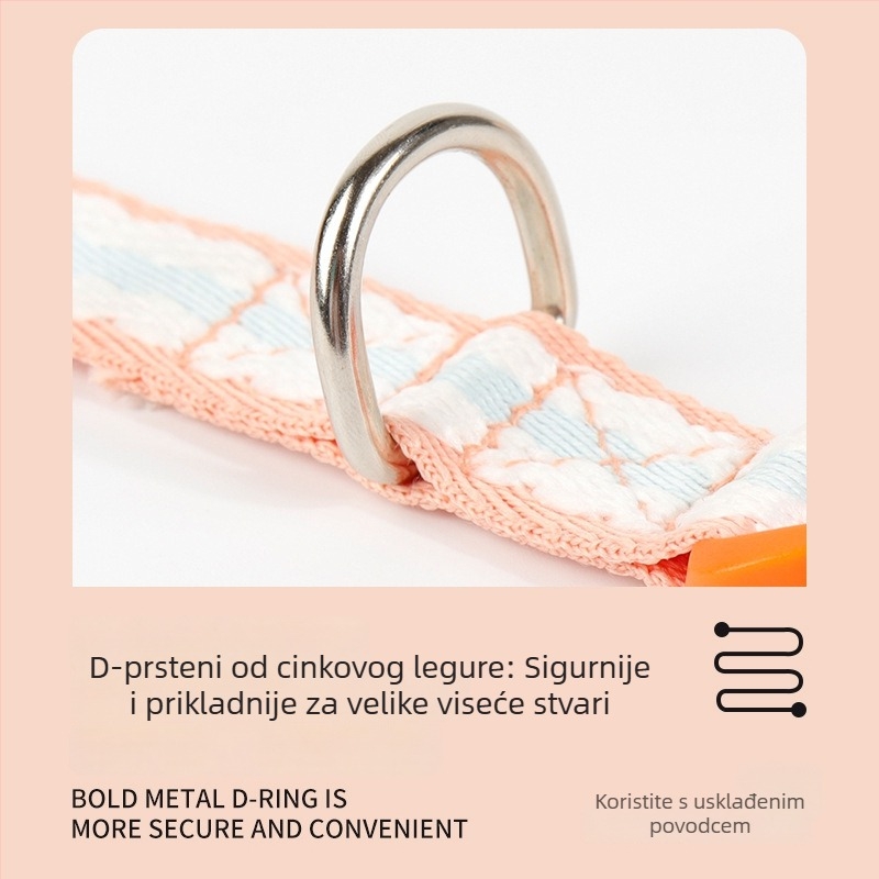 Ogrlica za kućne ljubimce za pse i mačke – Barnu Eagle, Prugasti uzorak, pamuk i poliester, Ležerni stil