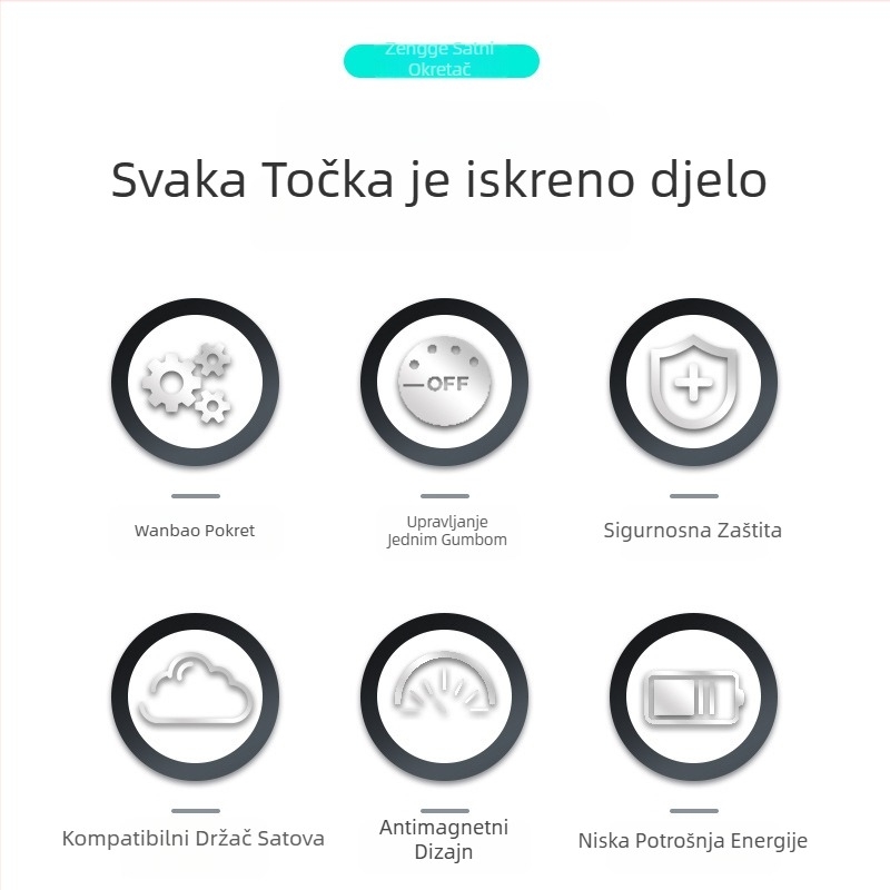 Električni navijač za mehaničke satove, s automatskim motorom, kutija za poklon nakit