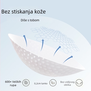 Sportski grudnjak za djevojčice 12–15 godina, najlon, stil prsluka, čvrste pune šalica, tanke oblikovane šalice od spužve, podstava od viskoze 80–90%, fiksni dvostruki naramenice, prozračan i udoban