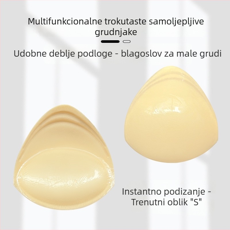 Mimanfen trokuti dvostrano samoljepljivi umetci za kupaći kostim – debeli, prozračni, oblikujući umetci