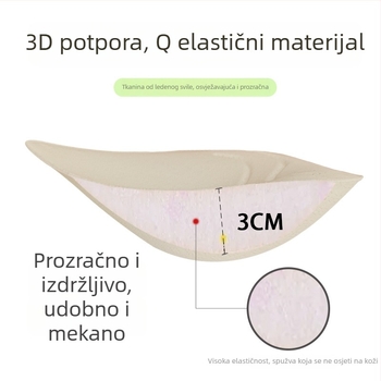 3 cm debeli umetak za prsa - unutarnja spužvasta podloga za sportski top i grudnjak, univerzalna zamjena za žene