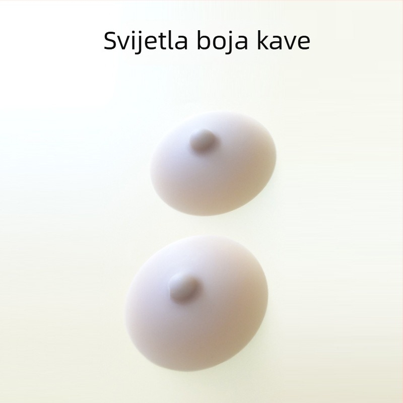 Silikonske zaštitne pokrivalice za bradavice s ljepilom, okrugle, tanke, nevidljive, bez šavova, protuklizne
