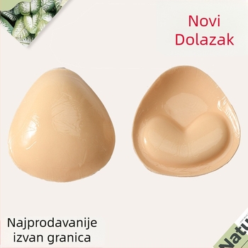 Uložak za grudi - srcolik oblik, samoljepljiv, dvostrano vodootporan, pamučni umetak