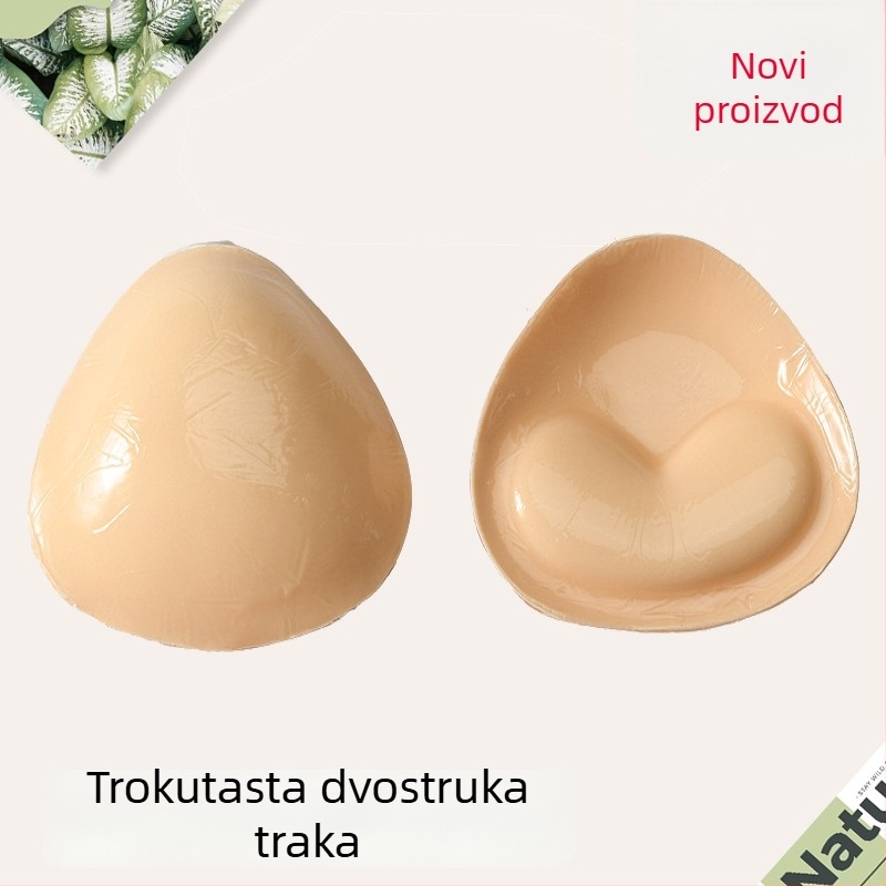 Uložak za grudi - srcolik oblik, samoljepljiv, dvostrano vodootporan, pamučni umetak