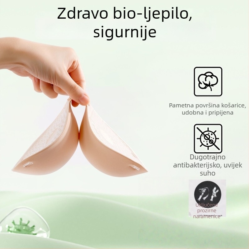 Nevidljive silikonske umetke za grudi za vjenčane haljine, za male grudi, pojačanje i podizanje, bešavne i prozračne, za fotografiranje u jesen i zimu