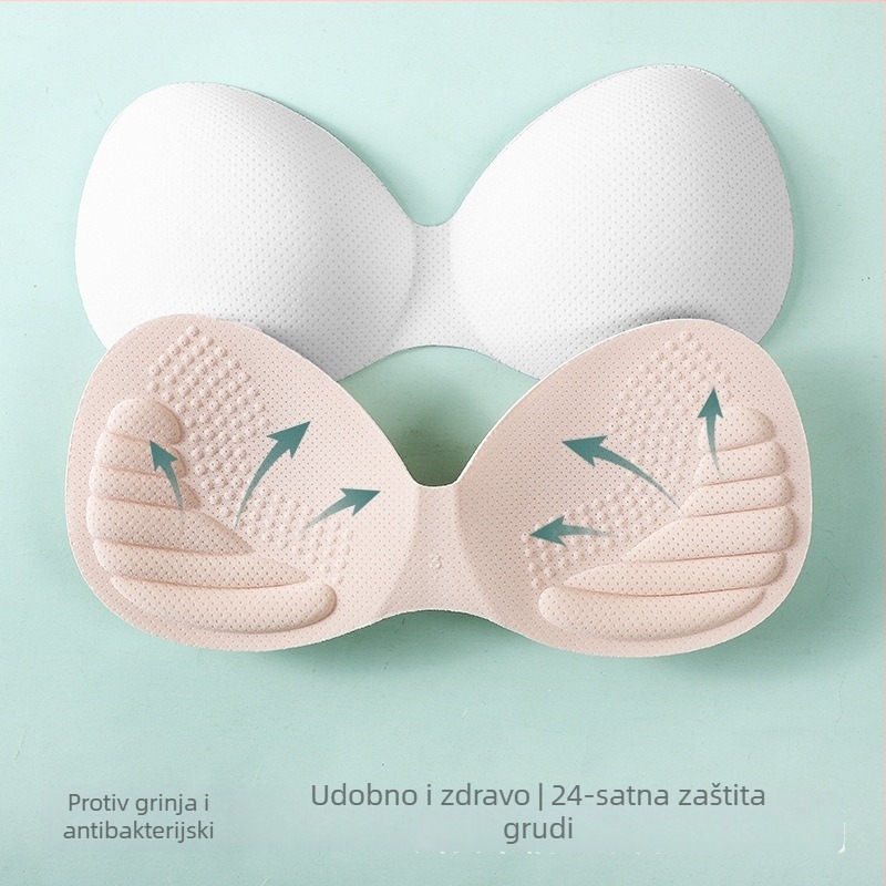 2,5 cm debeli lažno-lateksni grudni umetci, jedinstveni komad, iznimno mekani i prozračni s penastim čašicama