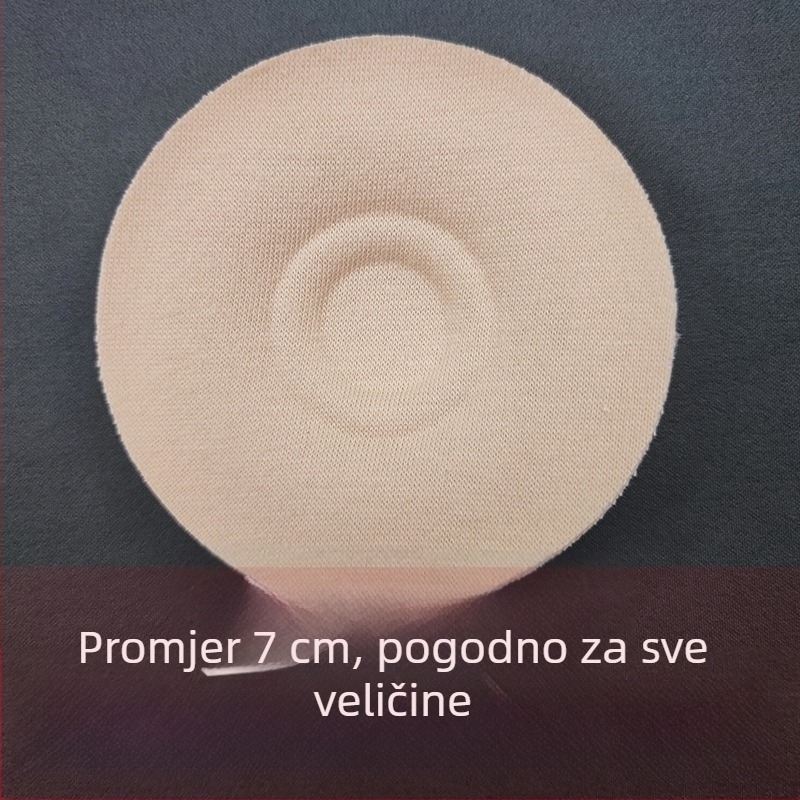 Pamukaste tanke nevidljive jastučiće za grudi, prozračne, ponovno upotrebljive, okrugli oblik bradavice, seksi stil