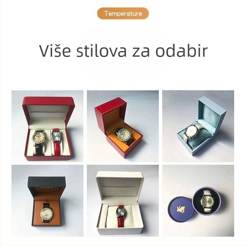 PU preklopna kutija za satove s izložbenom kutijom za nakit – Materijal: Kompozitni materijali, Pakiranje: Kutija, Značka: Yuxiang, Pakiranje nakita