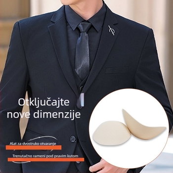 Ramenski jastuk, debela spužva, 3D bezšivni dizajn za kapute i odijela, unisex (Brand: Honey ziji; Materijal: pamuk; Debljina: debela; Funkcija: bez tragova, prozračna, poboljšava pristajanje)