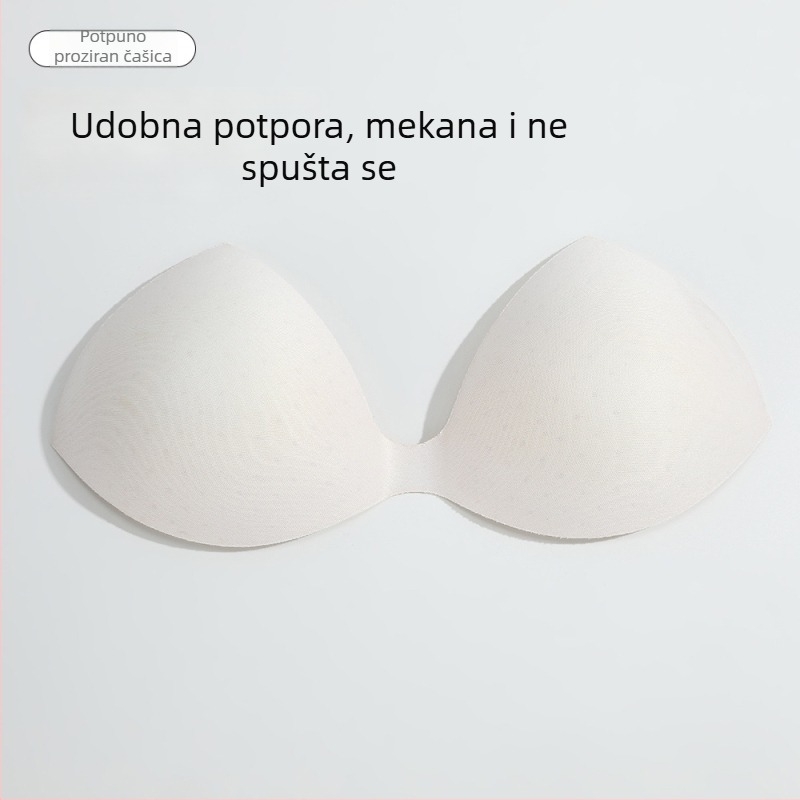 Grudnjak s dizajnom leđa, s uklonjivim prozračnim jastučićem, debelim push-up efektom i latexnim umetkom za dojke