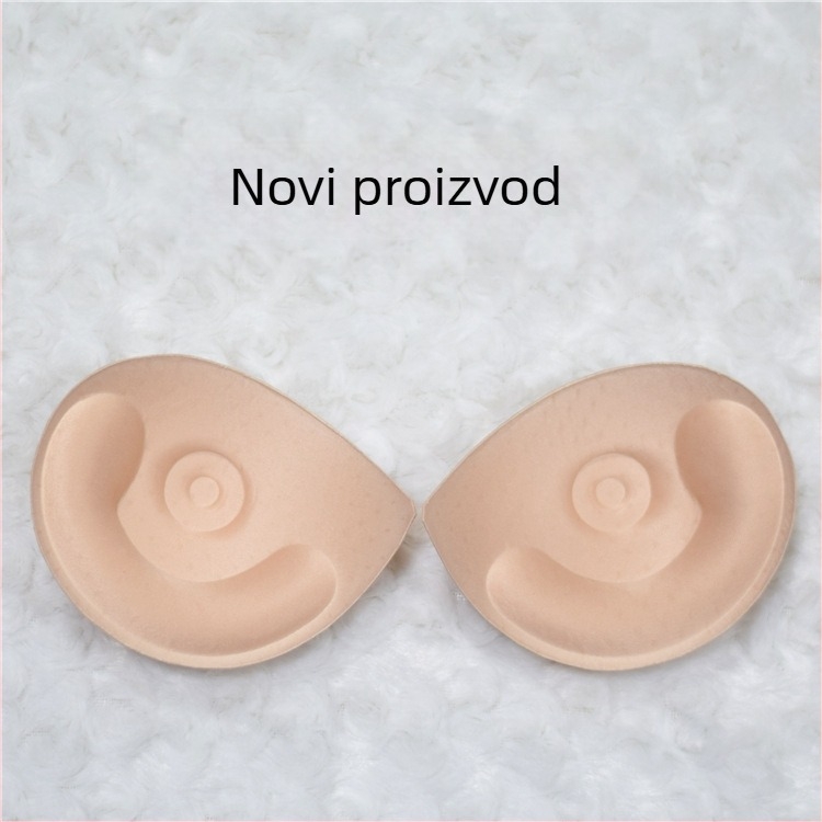 Polukružni jastučić grudnjaka za kupaće kostime i jogu — spužvasti umetak, standardne debljine, anti-proširenje