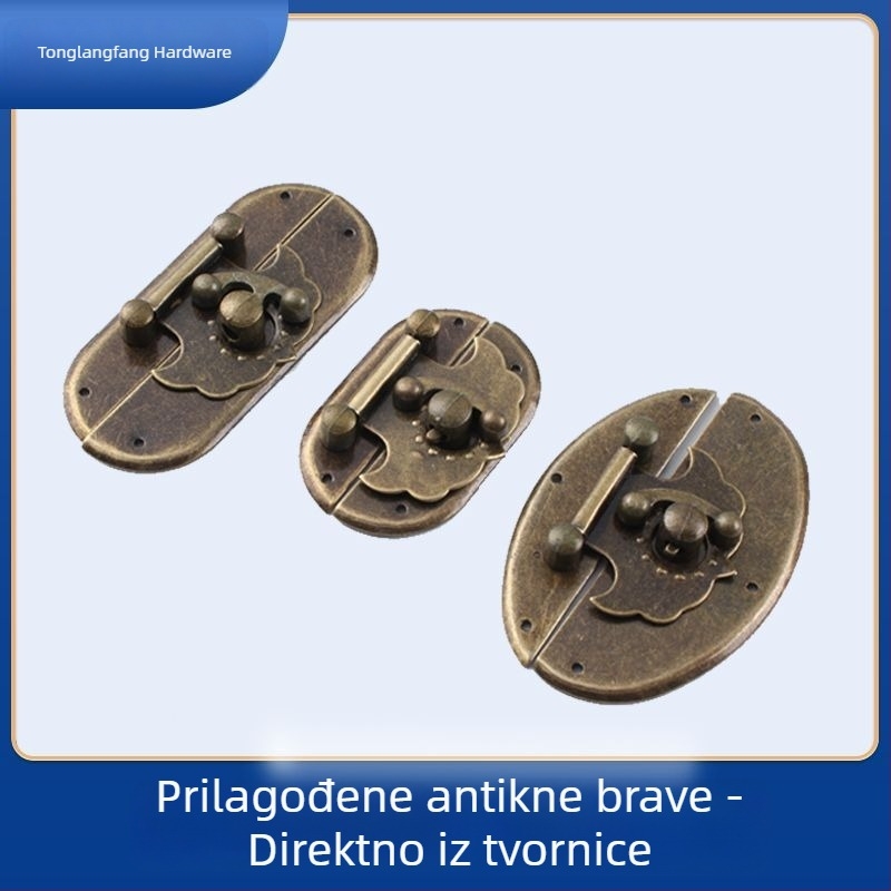 Željezna spona za kutiju – za drvene kutije, antički dizajn, Tonglang Fang, model 1, novi kineski stil