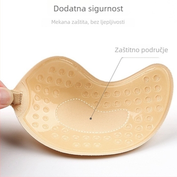 Mango oblik patch za grudi od najlona za svadbene haljine — push-up, nevidljiv, prozračan, obična debljina, seksi stil