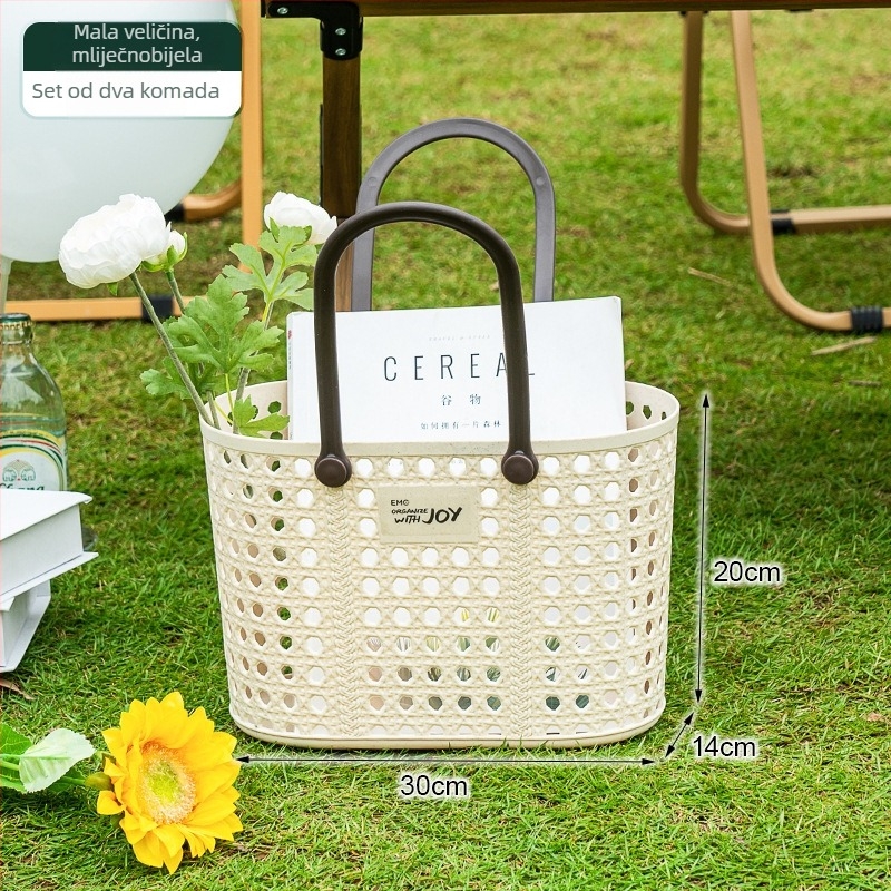 PP plastični koš za voće i povrće, pastoralni stil, izdanje ljeta 2024