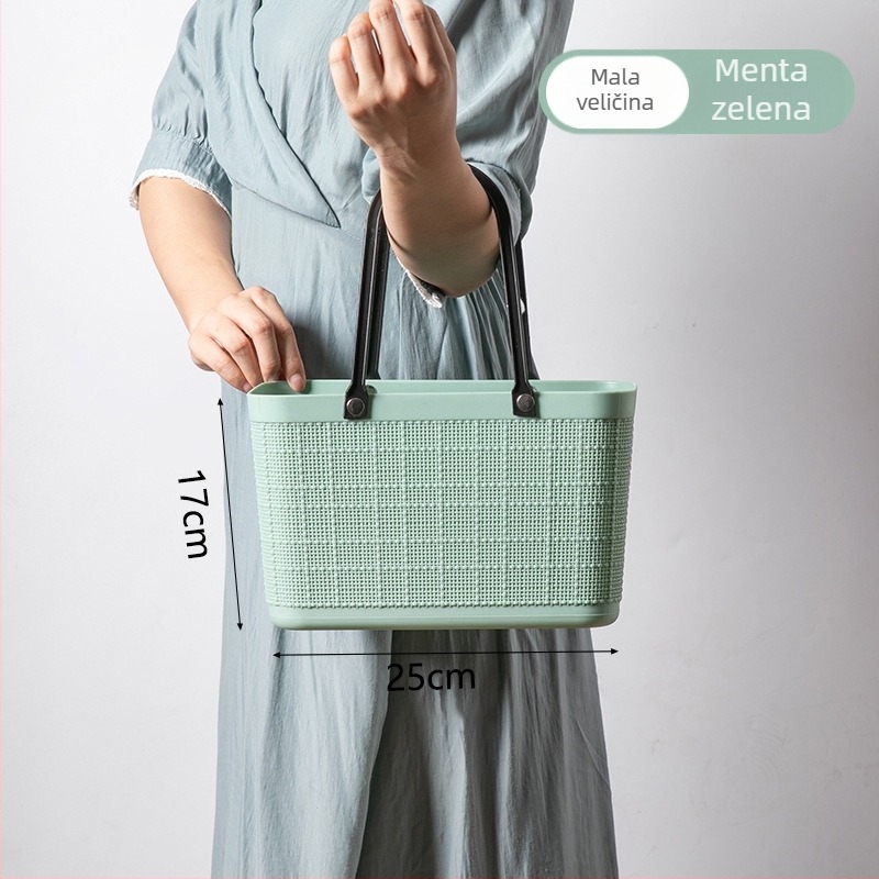 PP plastični koš za voće i povrće, pastoralni stil, izdanje ljeta 2024