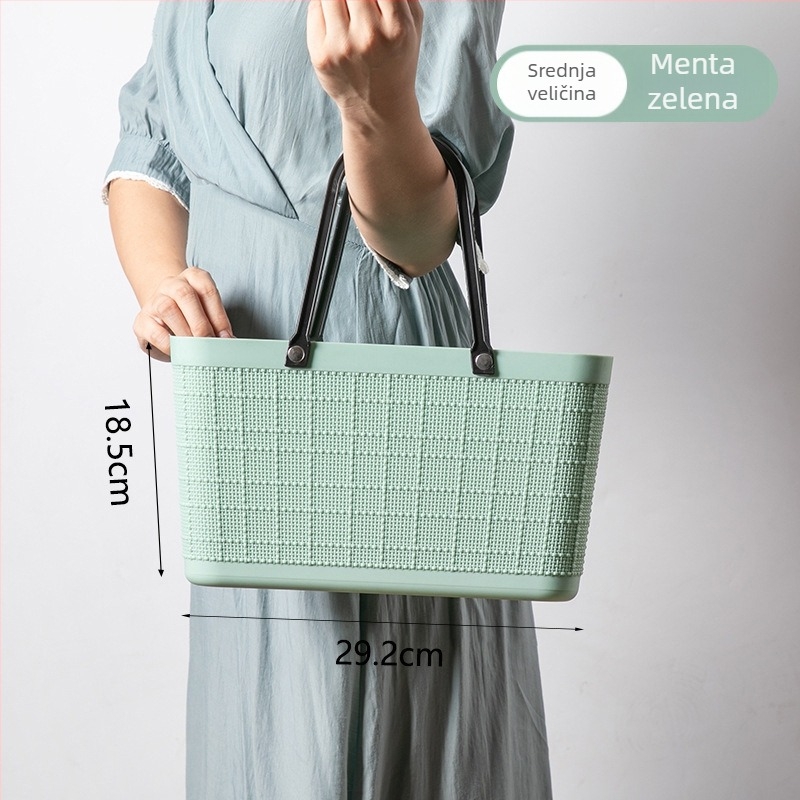 PP plastični koš za voće i povrće, pastoralni stil, izdanje ljeta 2024