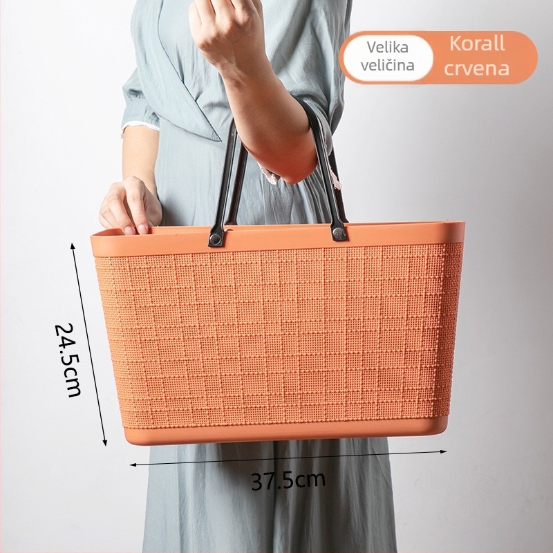 PP plastični koš za voće i povrće, pastoralni stil, izdanje ljeta 2024