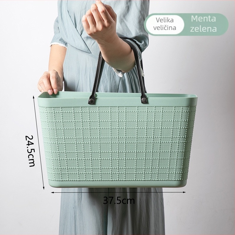 PP plastični koš za voće i povrće, pastoralni stil, izdanje ljeta 2024