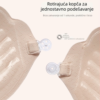 Silikonske samoljepljive pločice za grudi s osam rupa, prozračna mreža, za vjenčanicu, push-up za manje grudi, oblik dlana, sa stražnjim remenom