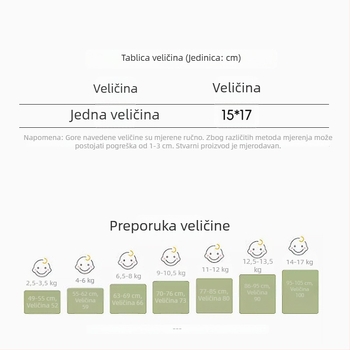 Pamukani zimski šal za bebe i djecu – vjetrootpornost, topao oko vrata
