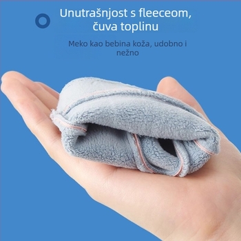 Dječje rukavice od kašmira, dizajn s podijeljenim prstima, cartoon uzorak, za jesen i zimu, 3–13 godina