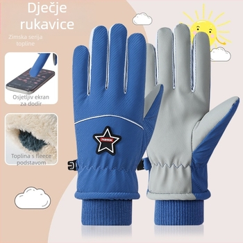 Unisex zimske rukavice za skijanje - vodonepropusne, otporne na vjetar, tople, s osjetnim zaslonom, s podijeljenim prstima