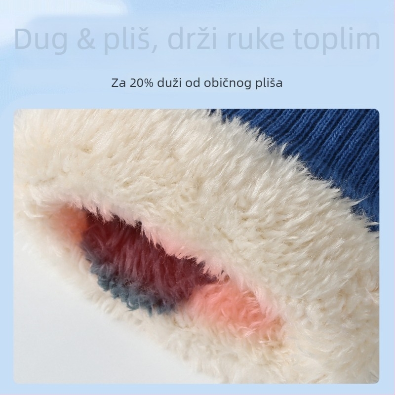 Unisex zimske rukavice za skijanje - vodonepropusne, otporne na vjetar, tople, s osjetnim zaslonom, s podijeljenim prstima