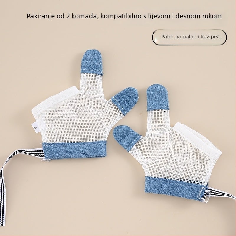 Dječje rukavice protiv grizenja prstiju – unisex, protuklizne, za sve sezone, proljeće 2025