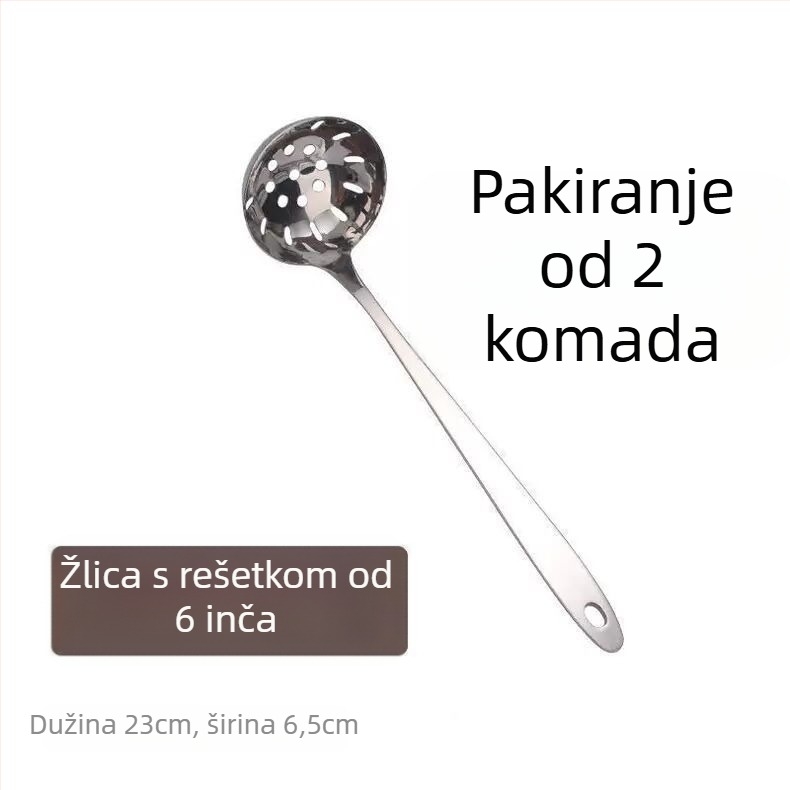 Debela juha žlica od nehrđajućeg čelika za restorane i kućanstva; jednostavan stil; kategorija: žlica; marka: 1.