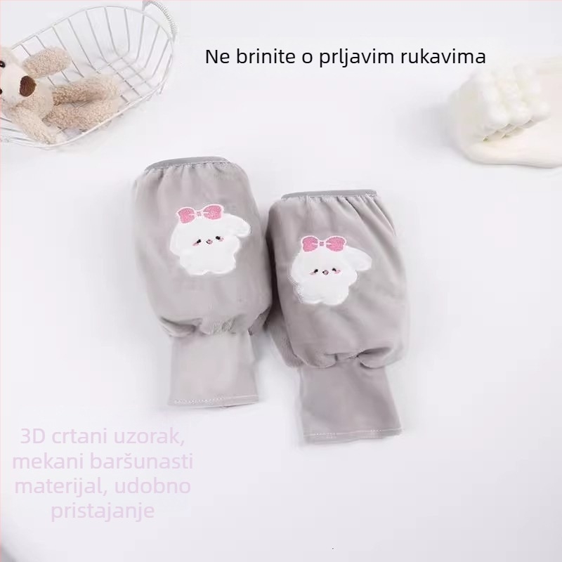 Rukavi sa zekom – dva u jedan za zimu, flis, vezenje, crtani stil za djecu
