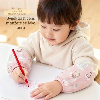 Dječje rukave za zaštitu ruku s crtić uzorkom, poliester, protiv prljavštine, za djecu, sve sezone