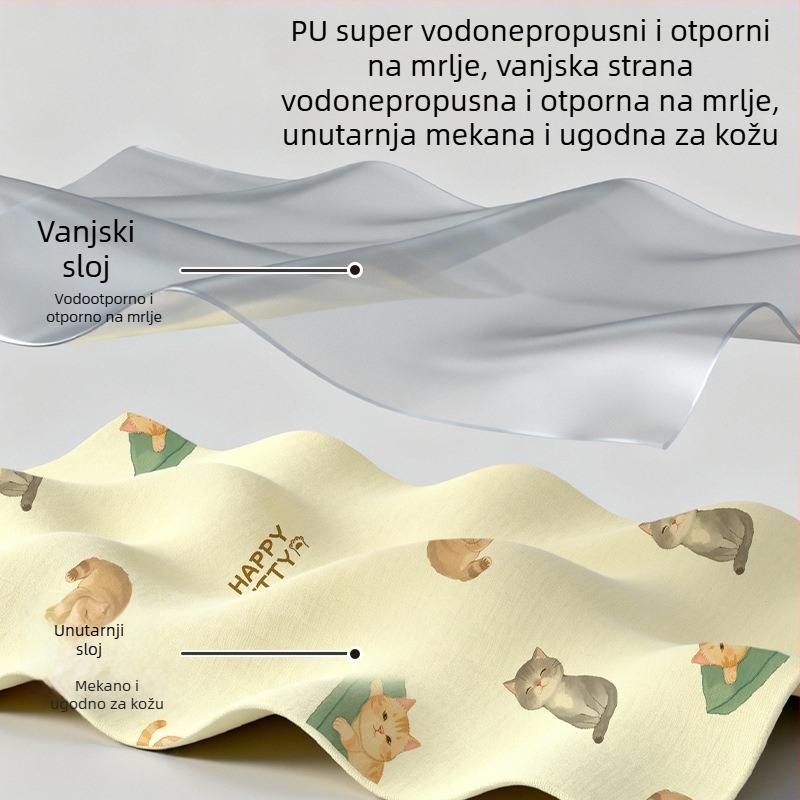 Dječje rukave za zaštitu ruku s crtić uzorkom, poliester, protiv prljavštine, za djecu, sve sezone