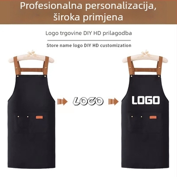 Pregača bez rukava, Poliester, Otporna na mrlje i vodootporna, Moderan minimalistički stil