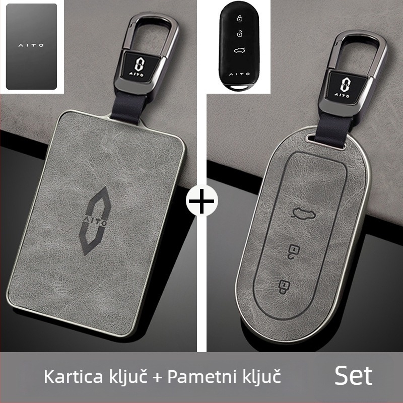 Poklopac za ključ Huawei Wenjie M9 (2026) – kompatibilan s M7 i karticom M5, TPU, vrhunski auto-dodatak