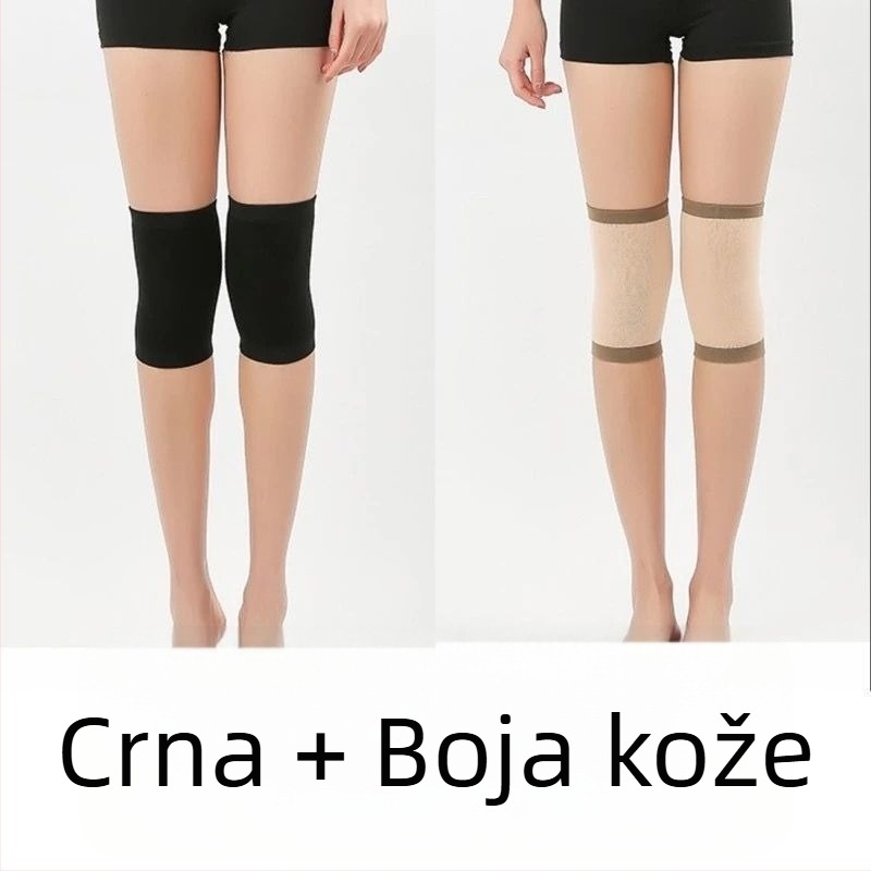 Koljena štitnici od pamuka i spandeksa, protuklizni, tanak model, za odrasle, sport