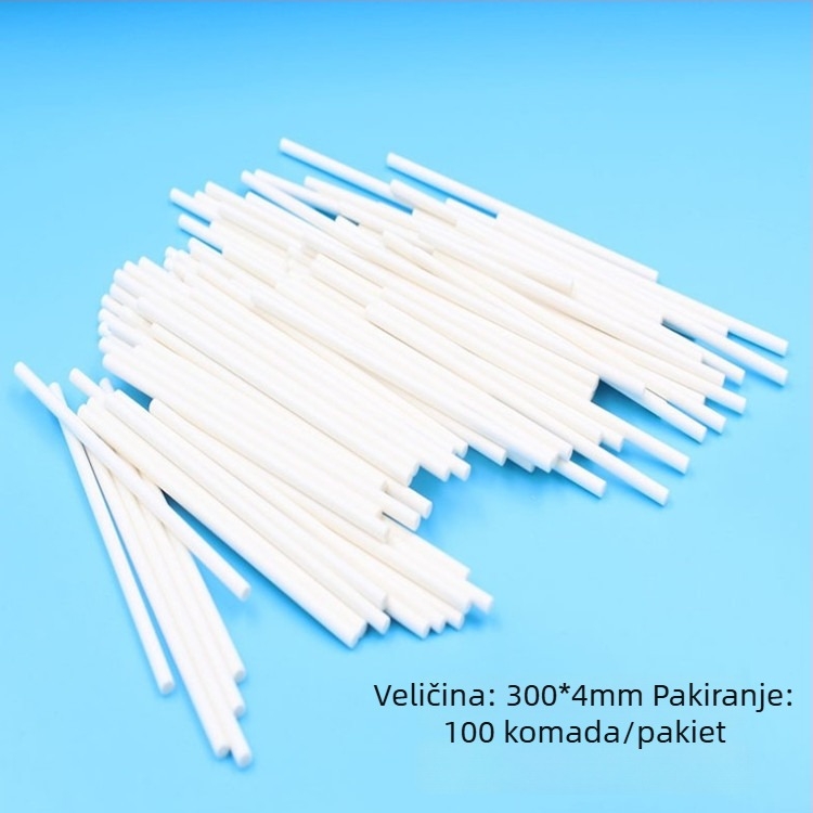 Papirne štapiće za lizalice – okrugli, 100 komada, Full marka