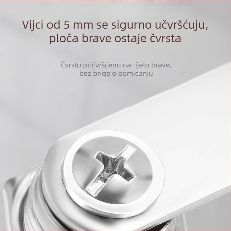 Cilindar za zaključavanje za arhivske ormariće i metalne ormariće — Model M-75, cinkova legura, stil moderne jednostavnosti