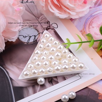 ABS plastične perle – imitacija bisera, visok sjaj, labave plastične perle za DIY nakit i modne dodatke za odjeću