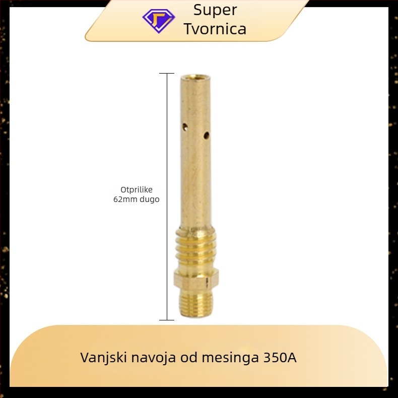 Yi Xing Yi oprema za plinsko zavarivanje - spojna šipka za plinsko zavarivanje, 200A/350A/500A, unutarnji i vanjski navoja, mesing-kupus konstrukcija, dodaci za zavarivanje