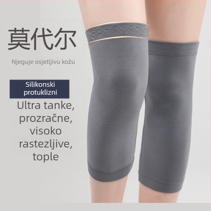 Modalni zaštitnici za stopala i koljena, ultra tanki za proljeće i ljeto, topli za hladne noge, unisex zaštitnici za koljena za spavanje i klimatizirane prostore