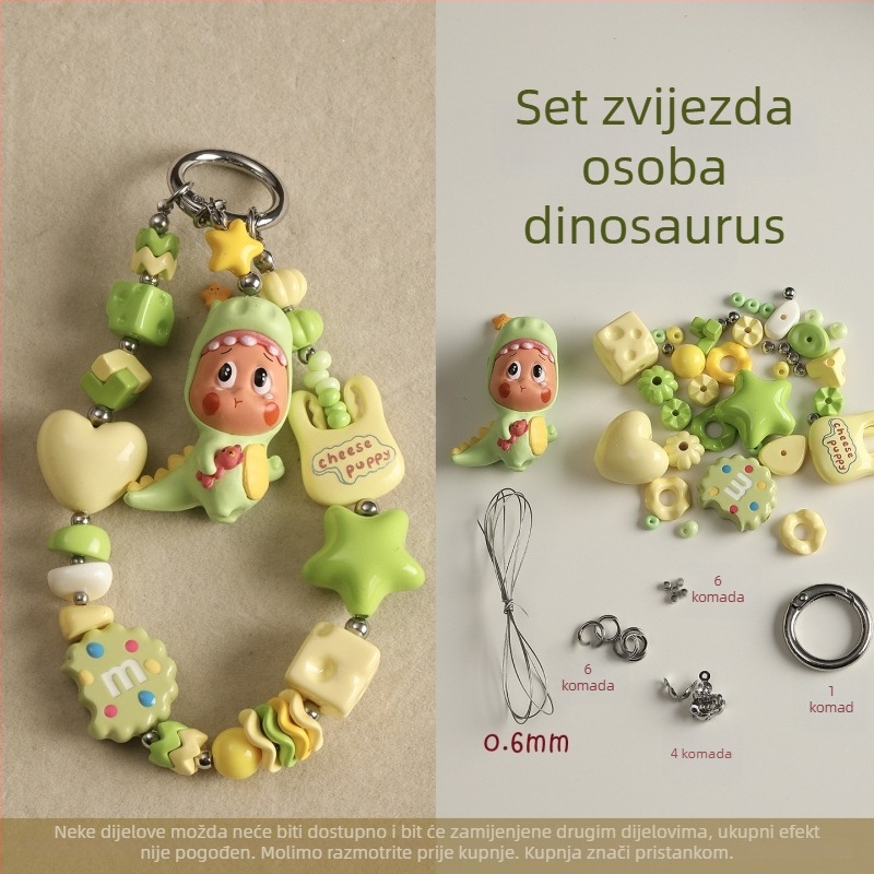 DIY dodaci za nakit PVC ručno pletene perle tekstura originalni dizajn