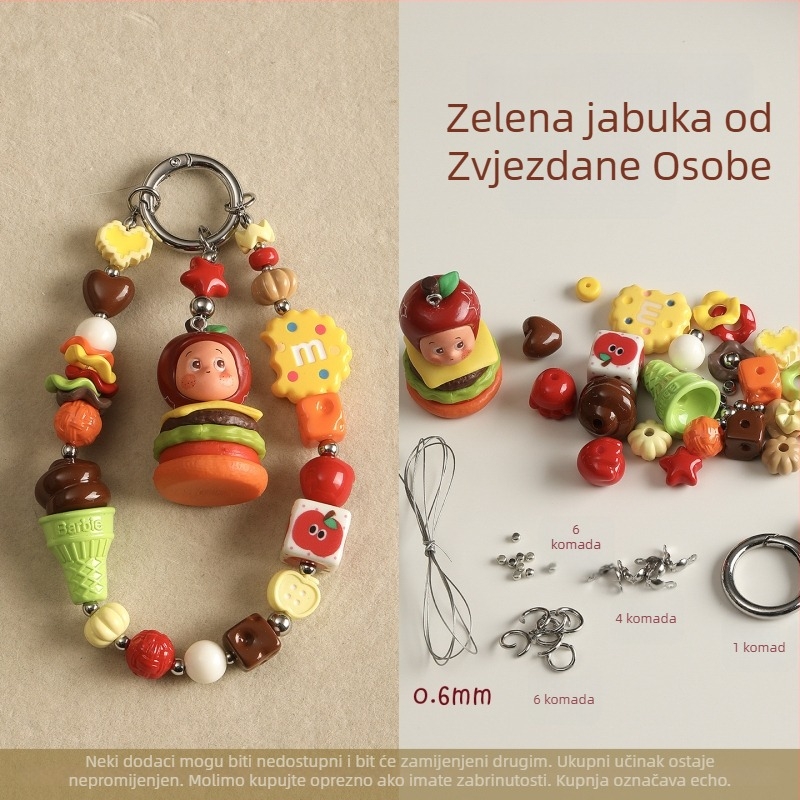 DIY dodaci za nakit PVC ručno pletene perle tekstura originalni dizajn