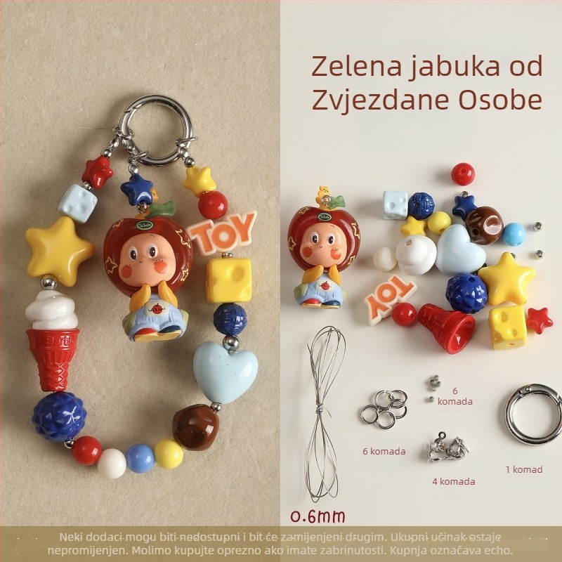DIY dodaci za nakit PVC ručno pletene perle tekstura originalni dizajn