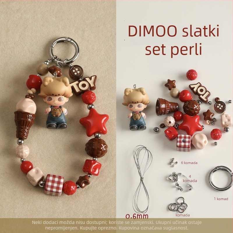 DIY dodaci za nakit PVC ručno pletene perle tekstura originalni dizajn