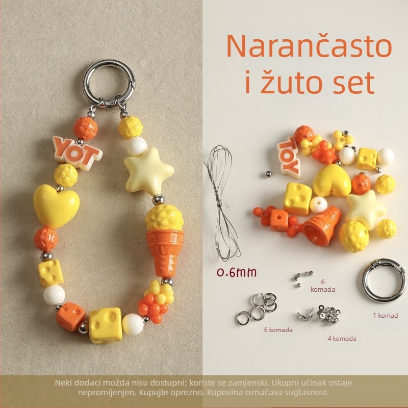 DIY dodaci za nakit PVC ručno pletene perle tekstura originalni dizajn