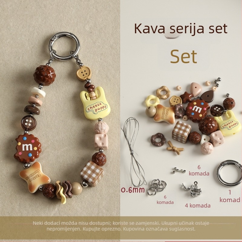 DIY dodaci za nakit PVC ručno pletene perle tekstura originalni dizajn