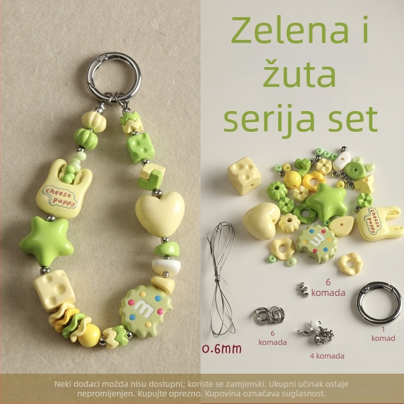 DIY dodaci za nakit PVC ručno pletene perle tekstura originalni dizajn