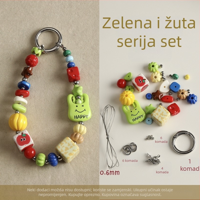DIY dodaci za nakit PVC ručno pletene perle tekstura originalni dizajn